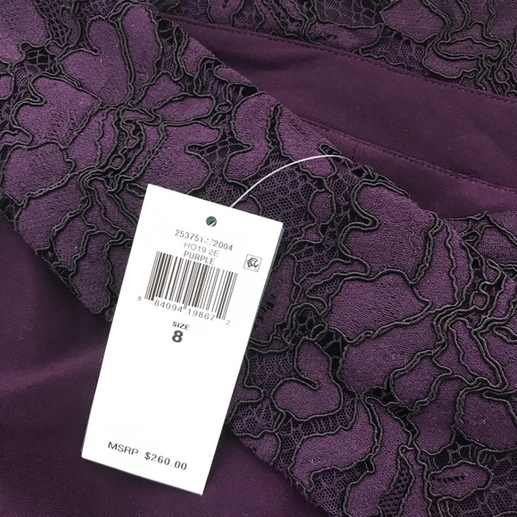 Lauren Ralph Lauren Purple Lace Gown - Picture 5 of 9